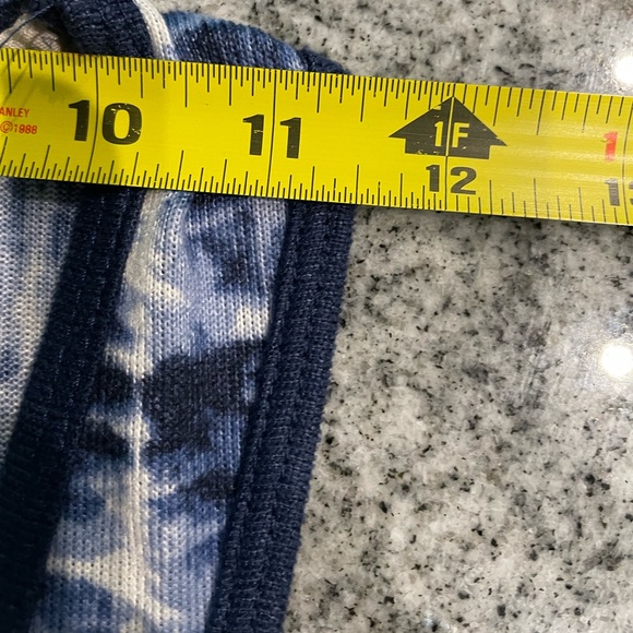 Lucky Brand | Blu/White | Tie Dye | Tank | Buttery Soft Fabric | Medium - Picture 7 of 9